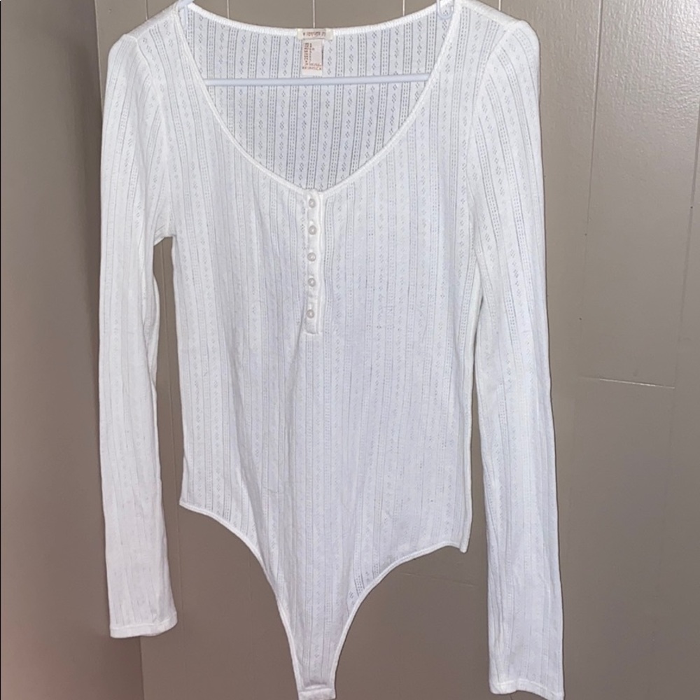 Large white bodysuit